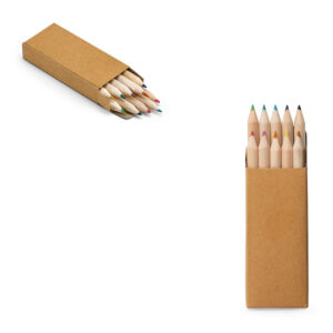 CRAFTI. Caixa de cartão com 10 mini lápis de cor - 51931