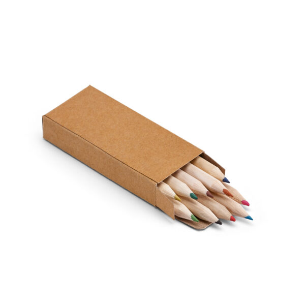CRAFTI. Caixa de cartão com 10 mini lápis de cor - 51931 - Imagem 2