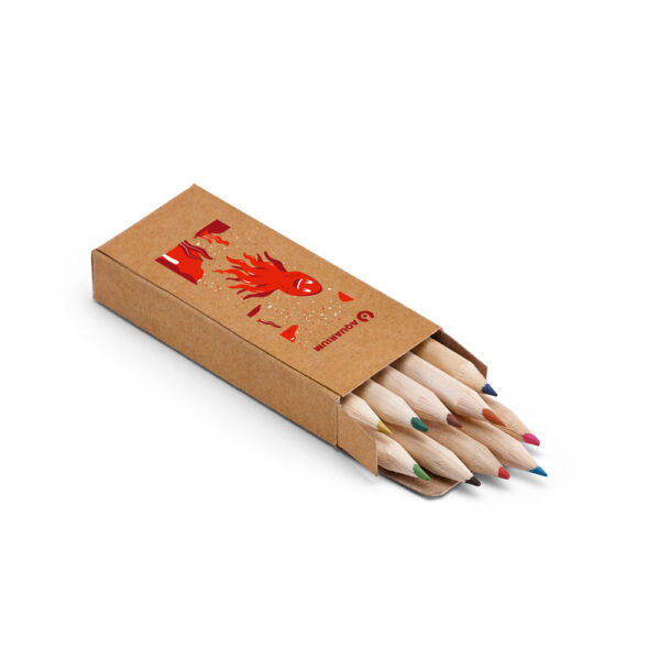 CRAFTI. Caixa de cartão com 10 mini lápis de cor - 51931 - Imagem 3