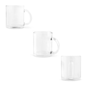 CARMO. Caneca em vidro para sublimação 350 mL - 94318