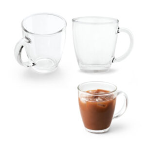 LUNKINA. Caneca em vidro 390 mL - 94768