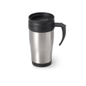 NOAH. Caneca para viagem em aço inox e PP 420 mL - 94608