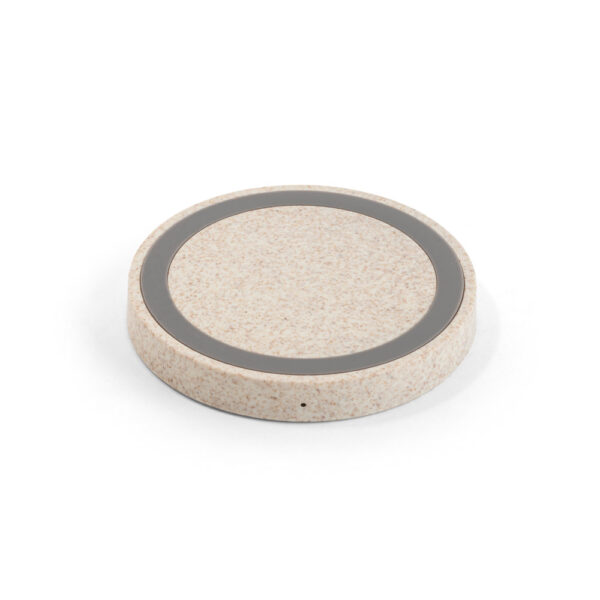 CUVIER II. Carregador wireless em ABS e fibra de palha de trigo - 57929 - Imagem 2