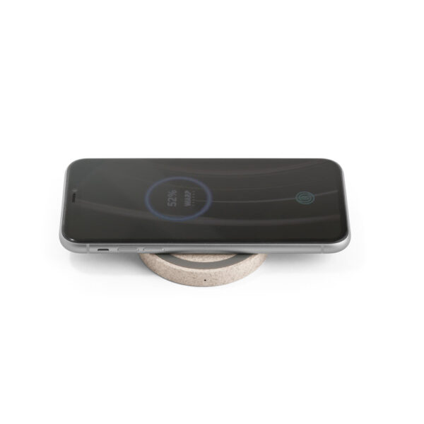 CUVIER II. Carregador wireless em ABS e fibra de palha de trigo - 57929 - Imagem 4