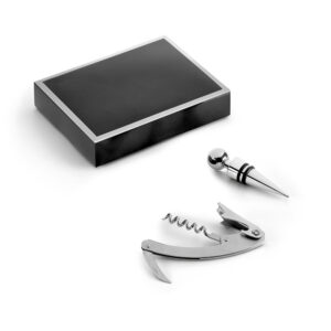 BARREL. Conjunto para vinho em zinco - 94191