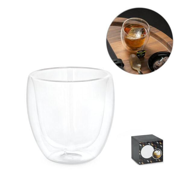 AMERICANO. Copo em vidro isotérmico 220 mL - 94785