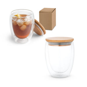ECUADOR 350. Copo térmico de viagem em vidro borossilicato 350 mL - 94767