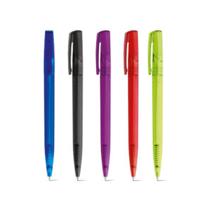 SALLY FROST. Esferográfica em ABS com acabamento translúcido e mecanismo twist - 81108