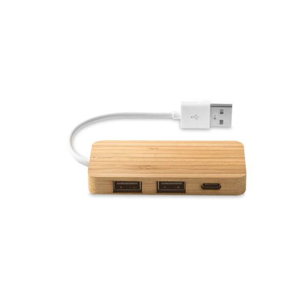 MOSER. Hub em bambu com 2 portas - 97127 - Imagem 5