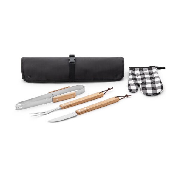 CHAMP. Kit churrasco com 4 utensílios - 94112 - Imagem 3