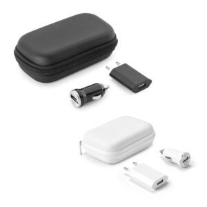 CAINE. Kit de adaptadores USB em ABS - 57326