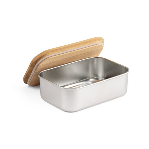 SHINO. Lancheira. Marmita em aço inox e tampa em bambu 800 mL - 94025 - Imagem 8