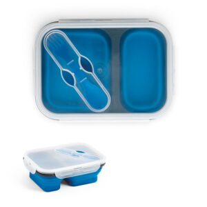 DILL. Marmita hermética retrátil em silicone e PP (480 e 760 mL) - 93848