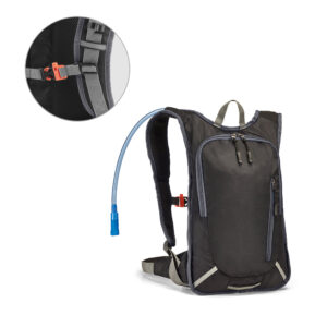 MOUNTI. Mochila esportiva com reservatório de água em 420D - 92628
