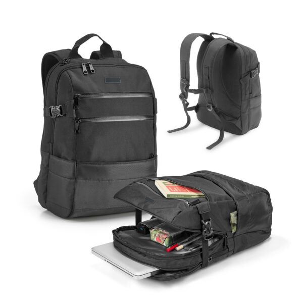 ZIPPERS PLATE. Mochila para notebook 15.6'' em 840D jacquard - 52280