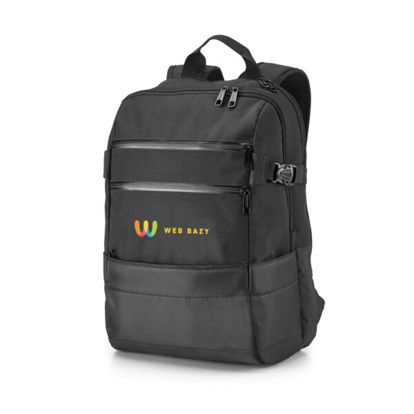 ZIPPERS BPACK. Mochila para notebook 15.6'' em 840D jacquard e 300D - 92280 - Imagem 3