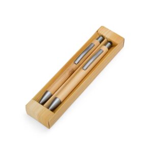 Kit Ecológico Caneta e Lapiseira Bambu - 08251