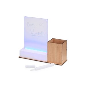 Quadro de Mensagens LED com Porta-caneta - 18931