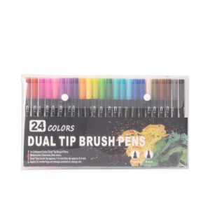 Kit Canetinhas Ponta Dupla 24 Cores - 08332B-24