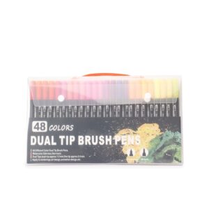 Kit Canetinhas Ponta Dupla 48 Cores - 08332B-48