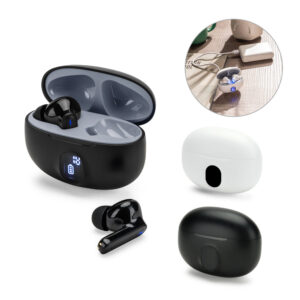 CAETANO. Fones de ouvido wireless em ABS 100% reciclado e autonomia de 4h - 97188