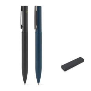 RODRIGUES. Esferográfica elegante em metal 60% reciclado com escrita em azul - 51977