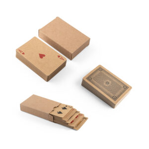 FISCHER. Baralho de 54 cartas clássicas em papel kraft - 98149