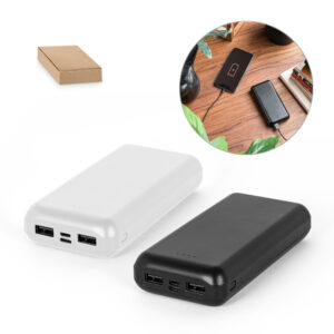 LEAKEY 20. Bateria portátil em ABS 100% reciclado e capacidade de 20.000 mAh - 97199