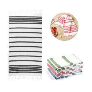 MALLORCA. Toalha de praia em algodão (70% reciclado) e poliéster (30% reciclado) (180 g/m²) - 99159